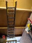 houten 2 X 11 spots  uitschuif ladder