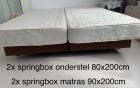 Springbox bedstellen 2stuks