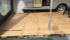 13,5 m2 Houten latten en balken droog en schoon