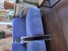 2 jeans blauwe fauteuils