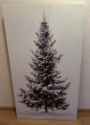 canvas met LED-verlichting kerstboom