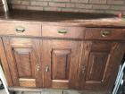 Antiek massief eiken dressoir