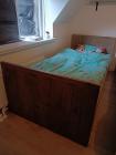 Steigerhout bed