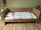 Steiger houten bed 1 persoon met matras en lattenbodem 