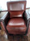 Fauteuil, bordeaux rood 