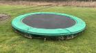 Gratis af te halen trampoline 350cm rond om in te graven